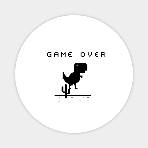 Game Over Magnet by kani